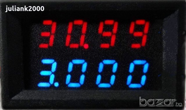 33 волта 3 А комбинирани Волтметър и Амперметър волтмер