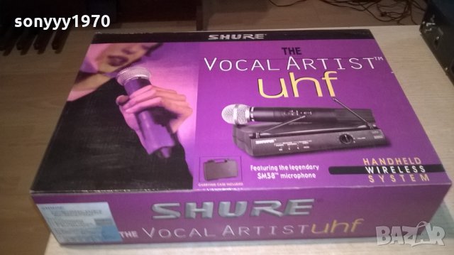 shure sm58-the vocal artist uhf microphone-внос швеицария, снимка 5 - Микрофони - 22540151