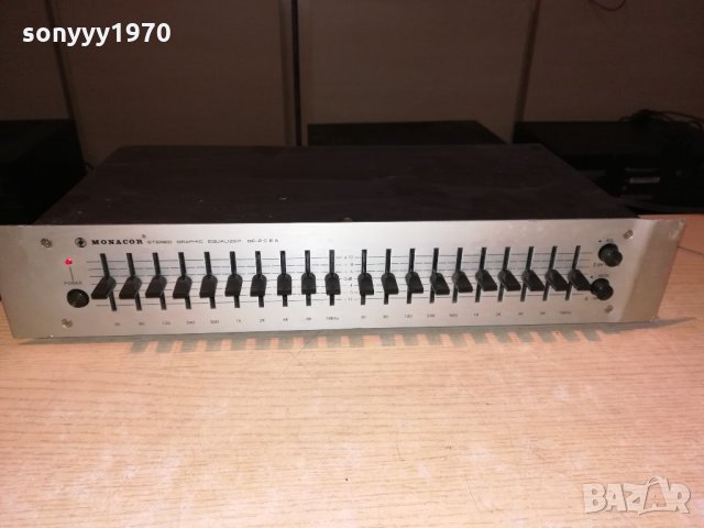 monacor ge-206a equalizer-made in taiwan-внос швеицария, снимка 5 - Ресийвъри, усилватели, смесителни пултове - 21638848