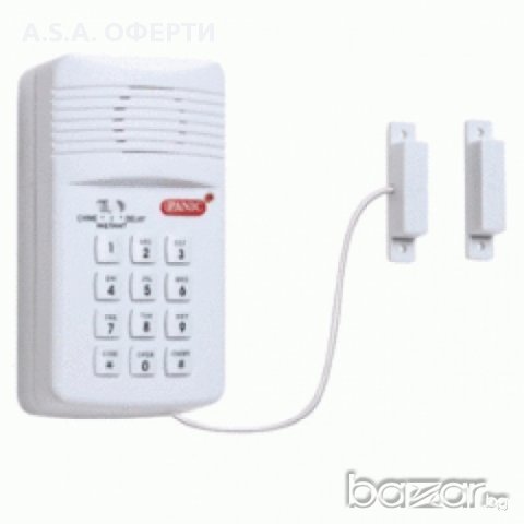 СИГНАЛНО ОХРАНИТЕЛНА СИСТЕМА - АЛАРМА С КЛАВИАТУРА И МАГНИТЕН ДАТЧИК, снимка 2 - Други стоки за дома - 8606316