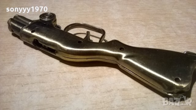 метална пушка-запалка-19х6см, снимка 2 - Колекции - 24080215