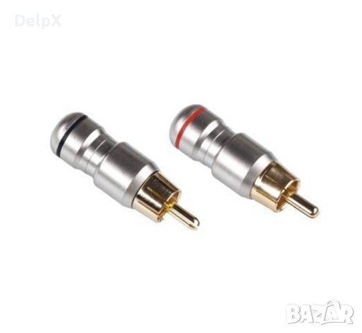 Букса за кабел с високо качество RCA(м), снимка 1