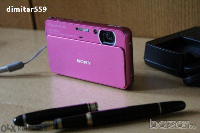Фотоапарат Sony Carl Zeiss 14 пиксела метален корпус, снимка 10 - Фотоапарати - 8250327