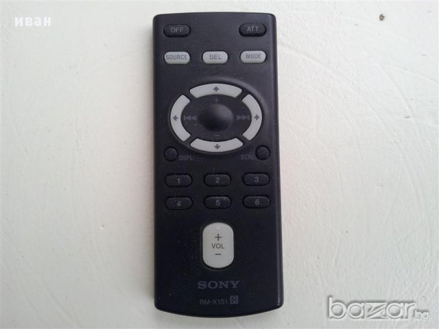 SONY RM-X151 -  дистанционно управление, снимка 1