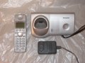Стационарен телефон с безжична слушалка панасоник, снимка 1 - Стационарни телефони и факсове - 26152466