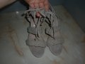 VARESE италиански сандали №38, снимка 1 - Дамски обувки на ток - 24093257