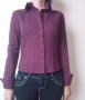 дамска риза в цвят бордо, снимка 1 - Ризи - 19063417