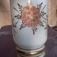 стара стъклена ваза, снимка 1 - Вази - 24430273