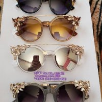 Слънчеви очила лукс с кристали , снимка 1 - Слънчеви и диоптрични очила - 16923995