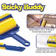 Миеща ролка за обиране на косми Sticky Buddy - код 0512, снимка 4 - Други - 13310746