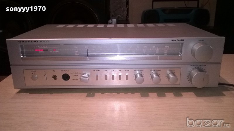 &grundig r400 receiver-germany-внос швеицария, снимка 1