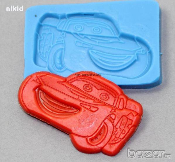Макуин маккуин  cars колите молд форма силиконова за декор украса торта фондан шоколад др, снимка 1