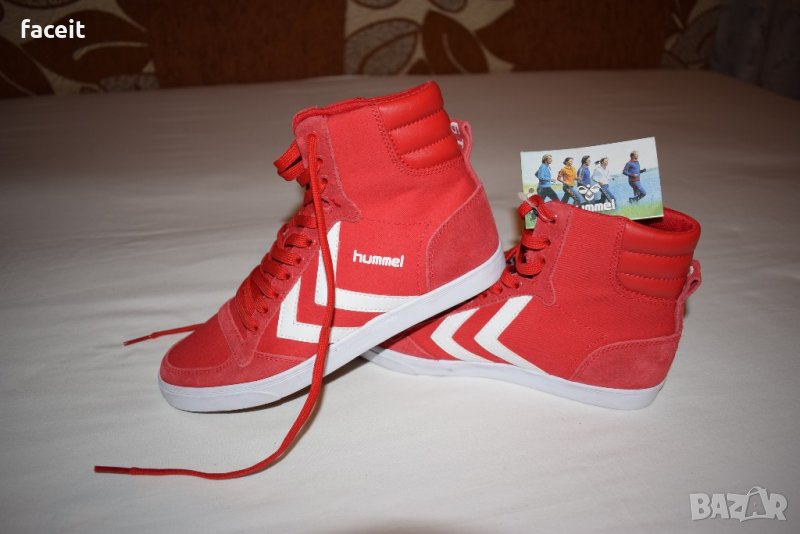 Hummel - Страхотни 100% оригинални кецове / Slimmer Stadil High Canvas, снимка 1