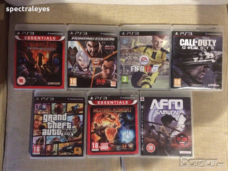 198 заглавия за пс3 FIFA 18, THE LAST OF US, MORTAL KOMBAT, GTA5 - Продадена, GOD OF WAR ps3, снимка 1