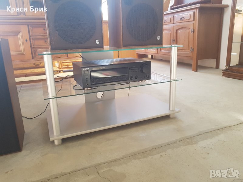 Стъклена ТВ маса, снимка 1