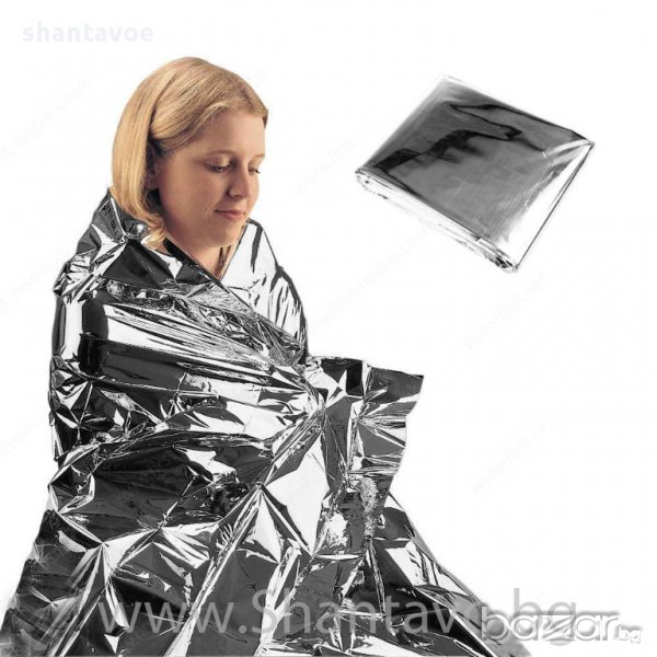 Термо одеяло за оцеляване с джобен размер, снимка 1