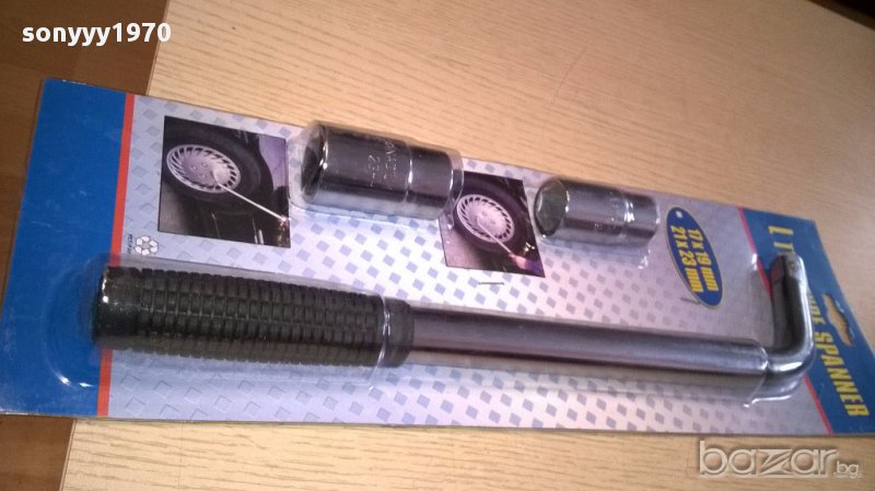 Нов ключ за гуми с удължител-17/19/21/23мм, снимка 1