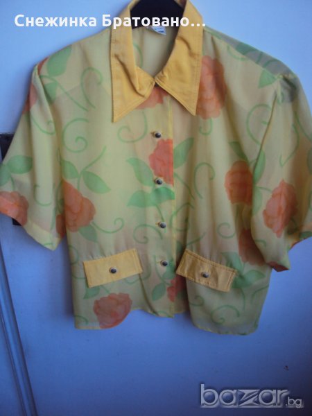 Дамска копринена риза, снимка 1
