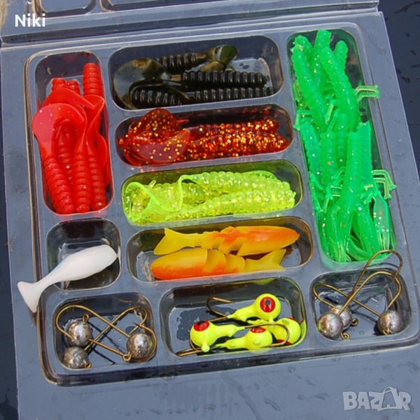 35 Броя  силиконови примамки за риболов. , снимка 1