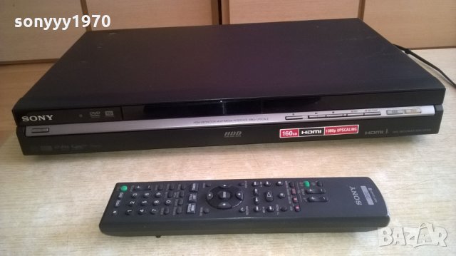 sony rdr/hdd-160gb+remote-hdmi/usb-recorder-внос швеицария, снимка 11 - Плейъри, домашно кино, прожектори - 24546223