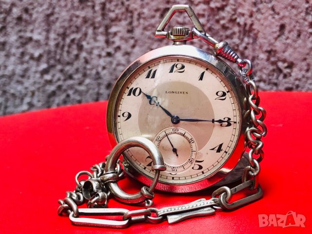 Longines Art Deco джобен часовник-перфектен!, снимка 6 - Джобни - 25060962