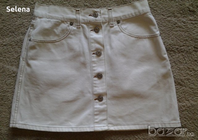 къса дънкова пола Benetton, снимка 1