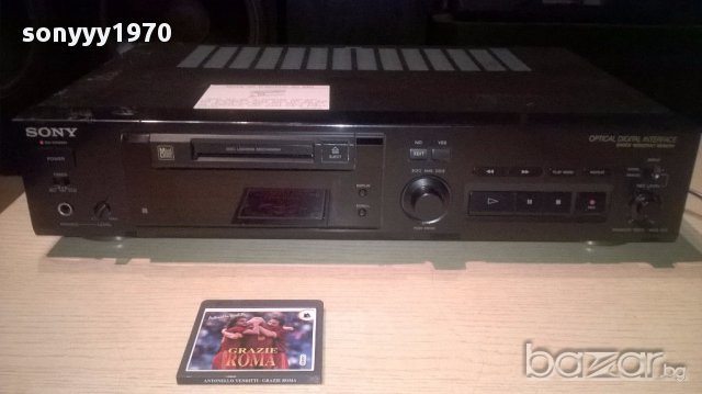 Sony mds-303 minidisc deck-made in japan-внос швеицария, снимка 3 - Ресийвъри, усилватели, смесителни пултове - 14757281