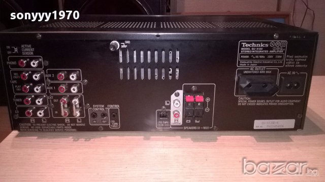 *Technics su-x120 made in japan-230w-stereo amplifier-внос швеицария, снимка 9 - Ресийвъри, усилватели, смесителни пултове - 16365784