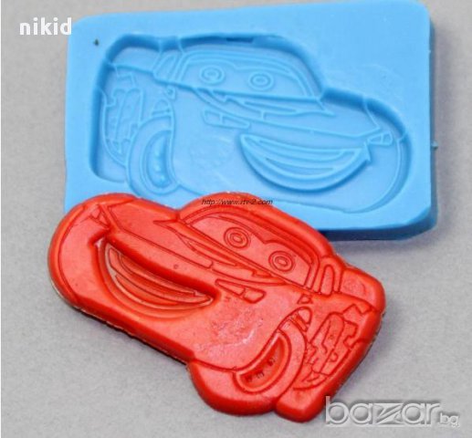 Макуин маккуин  cars колите молд форма силиконова за декор украса торта фондан шоколад др