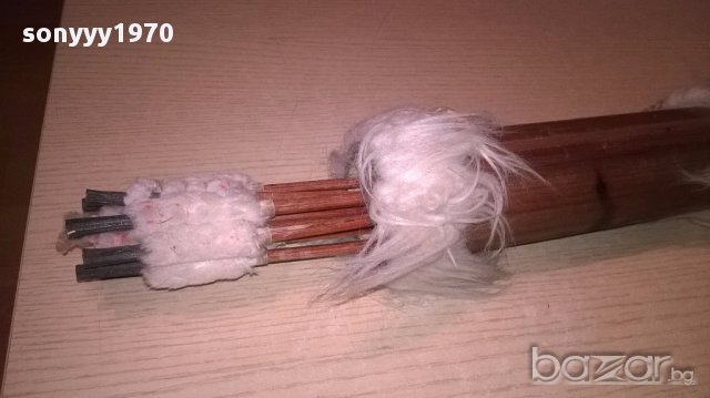 Стрели комплект с кобур от бамбук-58см-внос швеицария, снимка 12 - Антикварни и старинни предмети - 17103527