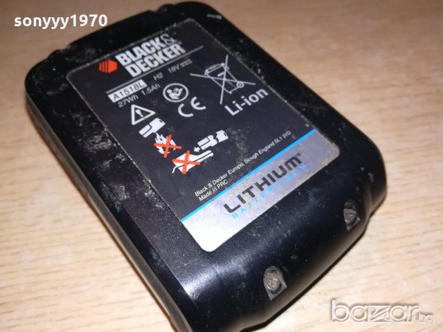 black&decker battery pack-lithium-внос швеицария, снимка 6 - Други инструменти - 21462094