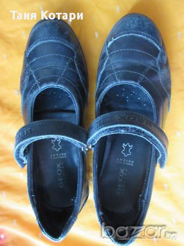 Geox - черни обувчици за училище, снимка 1 - Детски маратонки - 15885539