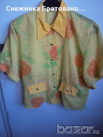 Дамска копринена риза, снимка 1 - Ризи - 18377199