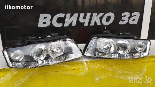 Ауди А4 фарове с лупа Audi A4 B6 фар А 4 светлини