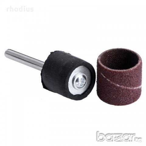 50бр. шкурки 1/2'' + шпиндел, снимка 4 - Други инструменти - 16866267