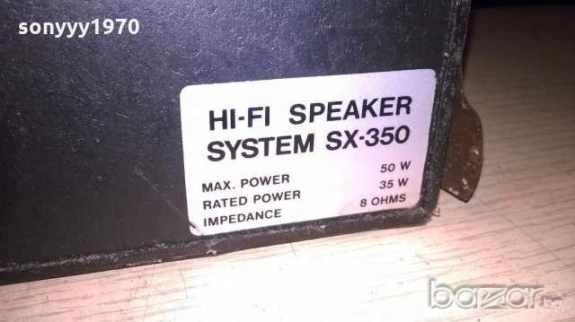 sanyo hi-fi speaker sx-350/50w/8ohms-внос швеицария, снимка 9 - Тонколони - 18656988