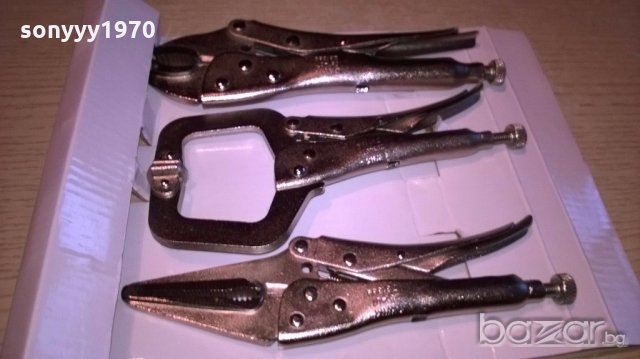 комплект клещи от карбонова стомана-нови 3броя, снимка 3 - Аксесоари и консумативи - 18631657