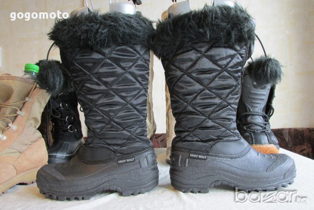 КАТО НОВИ водоустойчиви,ежедневни,топли апрески ловни боти GRAY WOLF®,made in CANADA,N- 35 - 36, снимка 13 - Дамски апрески - 17248414