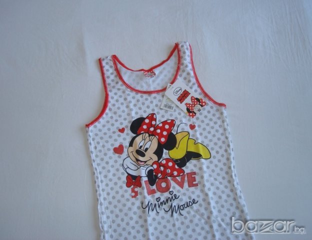 Disney, нов потник с Minnie Mouse, 146/152 см. , снимка 3 - Детски тениски и потници - 16460422