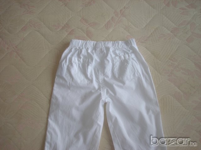 Бял панталон за момиченце, 098 см. , снимка 6 - Детски панталони и дънки - 16392774