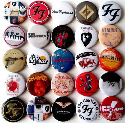 Значки на Foo Fighters