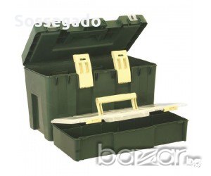Куфар за риболов 320 с допълнителна кутия и стабилна закопчалка