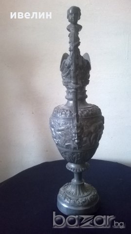 стар бароков свещник, снимка 2 - Антикварни и старинни предмети - 20603176