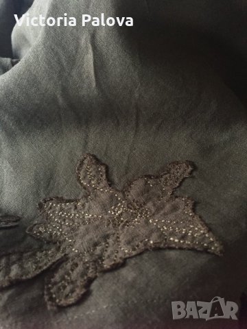 🇩🇪 Блуза стил бохо,лен,Германия, снимка 7 - Ризи - 24690591