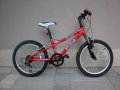 Продавам колела внос от Германия  МТВ детски алуминиев велосипед DAWES RED TAIL 20 цола преден аморт