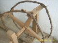 стар възрожденски дървен чакрък , снимка 3