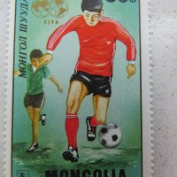 Блок марки Световно първенство по футбол, 1986, Монголия, снимка 3 - Филателия - 24397806