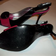 Елегантни италиански дамски обувки с понпон ,от естествена кожа /лачени/, снимка 8 - Дамски ежедневни обувки - 11828864