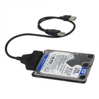 USB кабел за връзка към твърд диск 2.5" SATA HDD / SSD + Гаранция, снимка 1 - Кабели и адаптери - 20777364