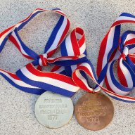 2 медала "Районна спартакиада", снимка 5 - Антикварни и старинни предмети - 16495637